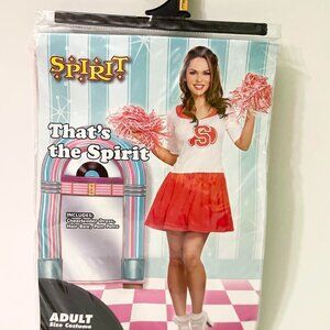 Spirit Thats The Spirit Cheerleader Halloween Costume Adult Size Small 2-6
